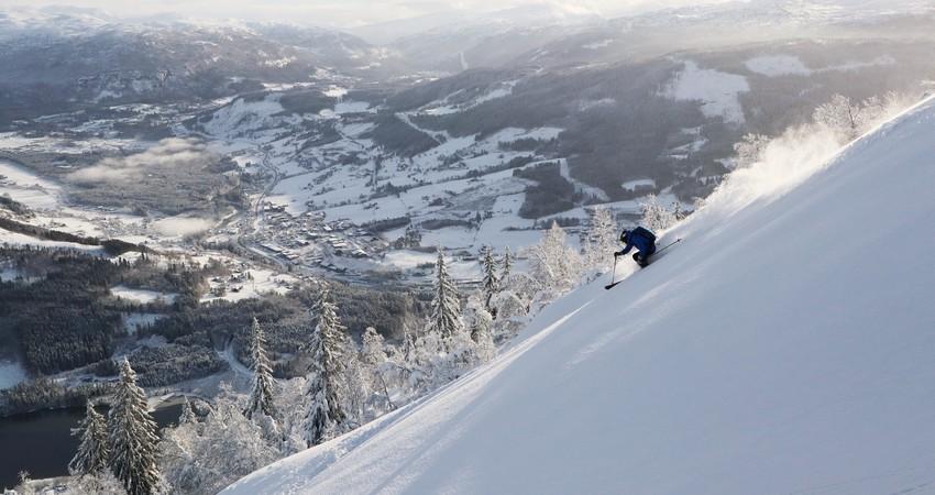 Høydeopphold mellom 57 og 820 moh